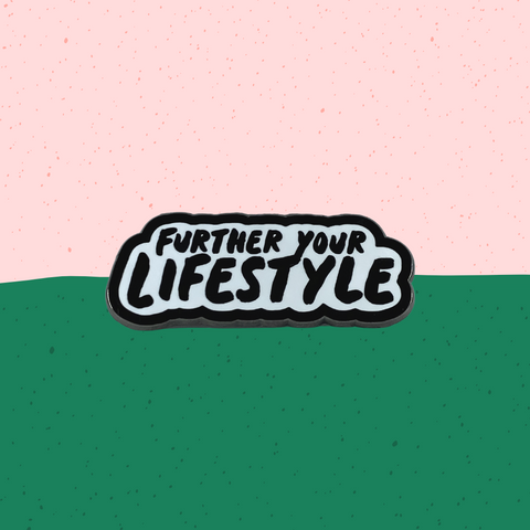 Further Your Lifestyle Enamel Pin (Horizontal)